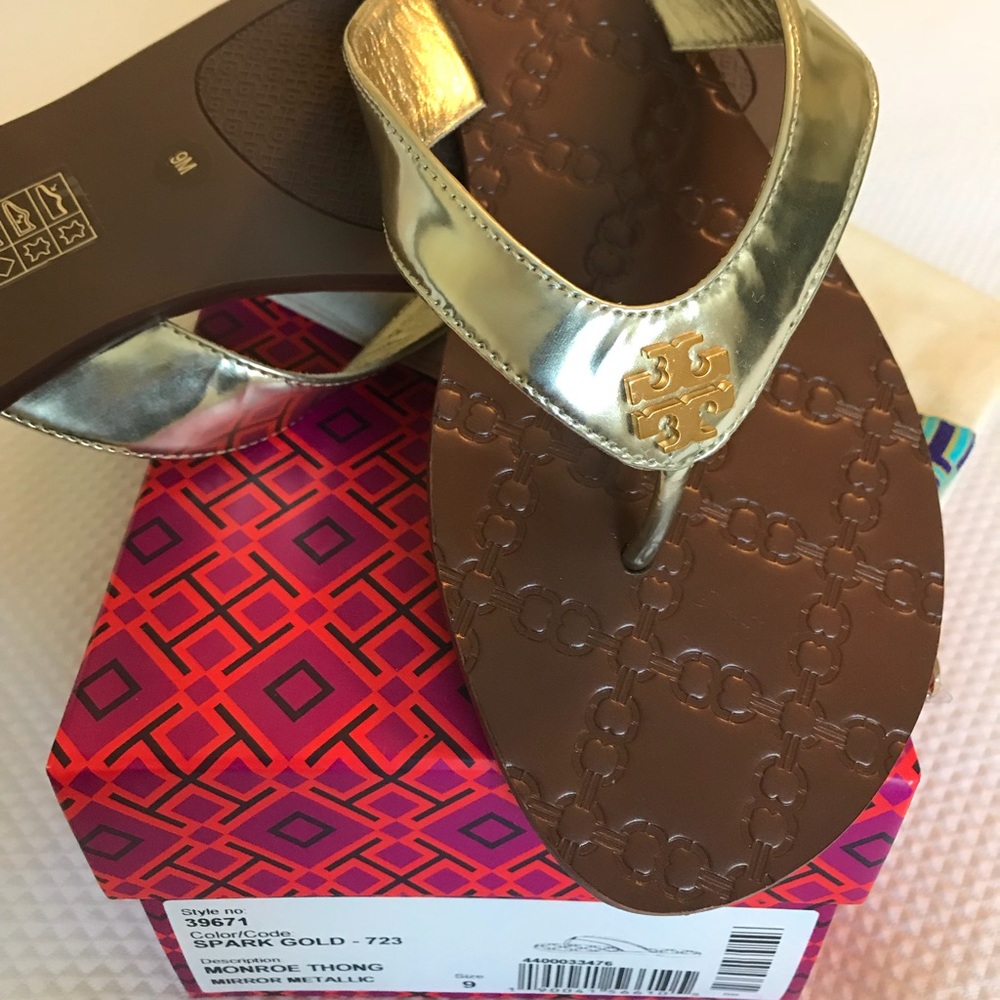 💯 Authentic Tory Burch ~ Monroe Thong Sandal